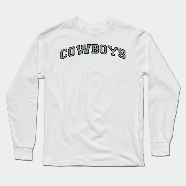 Dallas Cowboys Long Sleeve T-Shirt by teakatir